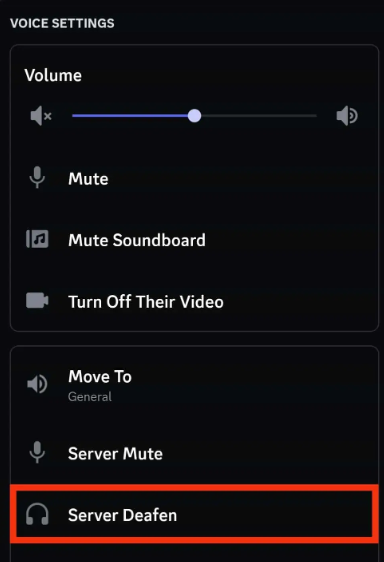 How to Deafen Members on Discord Mobile