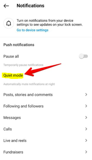 How to Turn Off Quiet Mode on Instagram