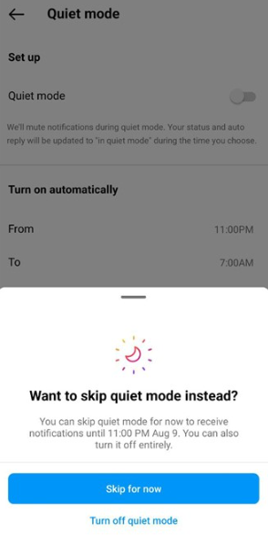 How to Turn Off Quiet Mode on Instagram