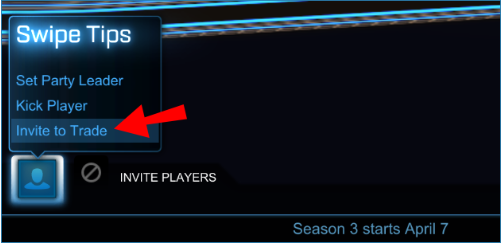 How to Send a Trade Invite in Rocket League
