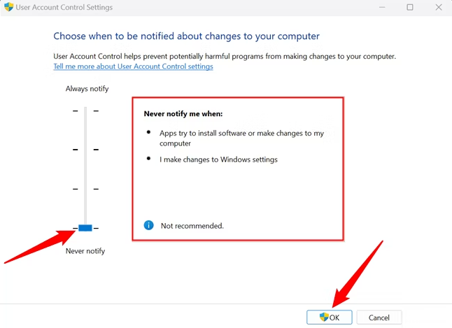 How to Disable UAC on Windows 10 or 11