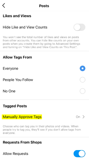 How to Manually Approve Each Post on Instagram