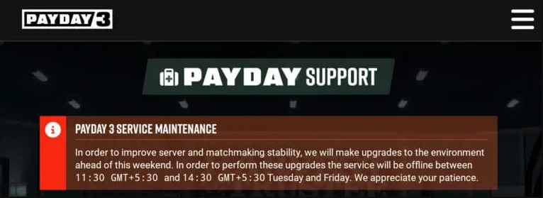 Payday 3 Challenges Not Working