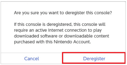 How to Deregister a Switch Online