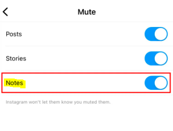 How to Mute Notes on Instagram App