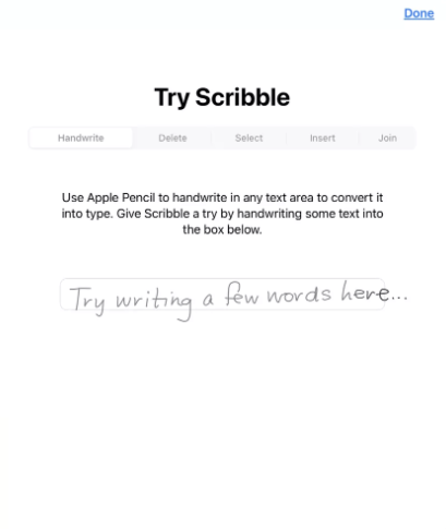 How to Enable Scribble on an iPad