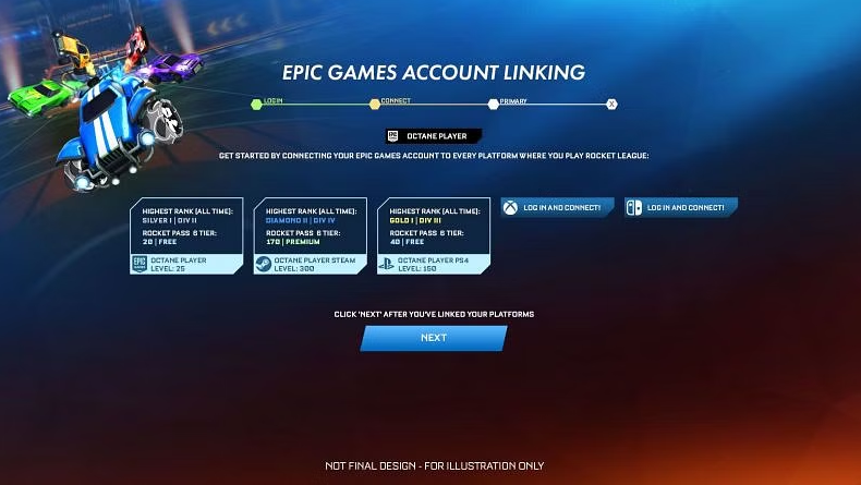 How to Link Rocket League and Epic Games Accounts