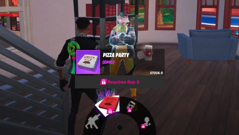 Fortnite - How to Deploy Pizza Party 