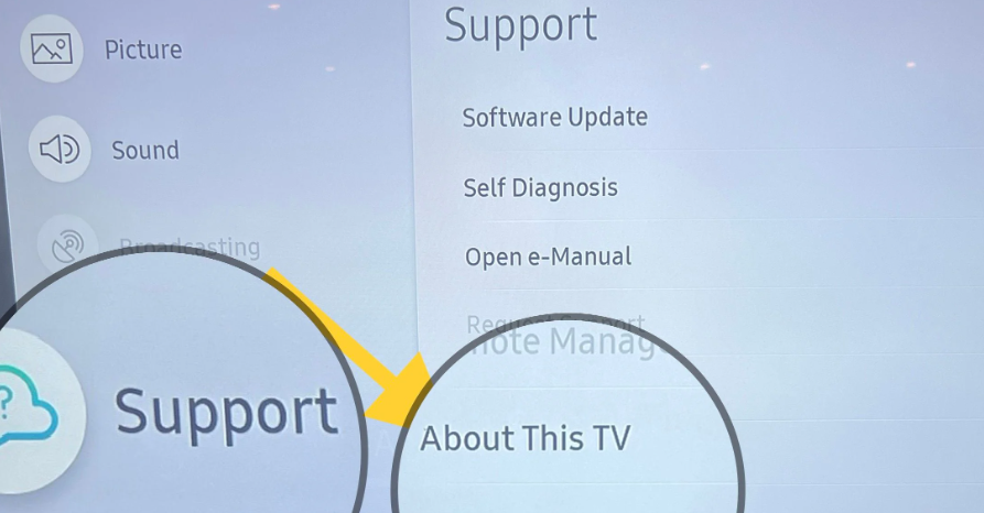 How to Find the Model Number on Samsung Smart TV
