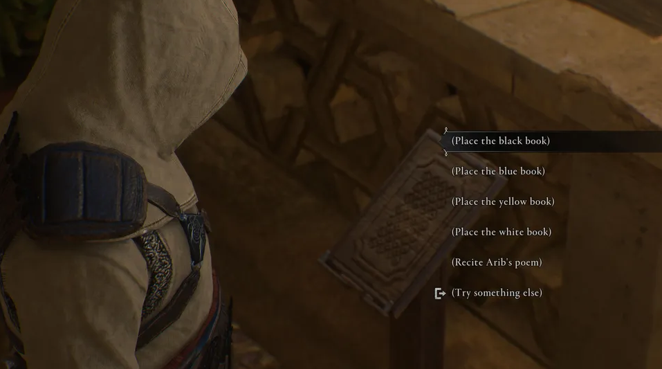Assassin's Creed Mirage: Book Puzzle Solution