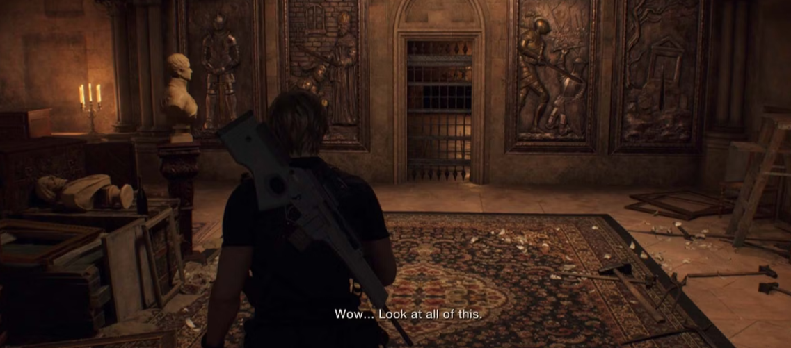 Resident Evil 4: Sword Puzzle Solution
