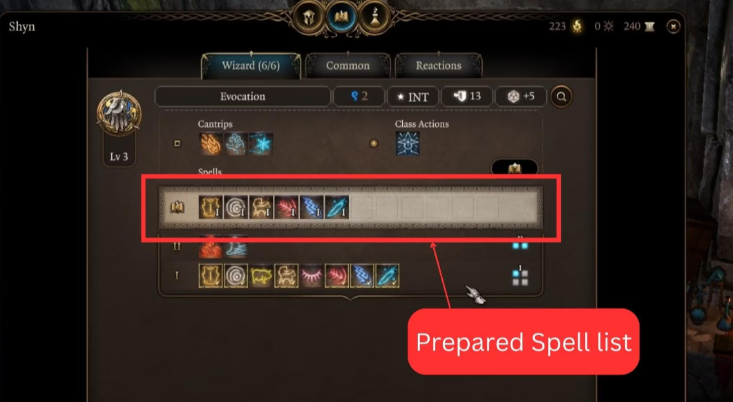 Baldur's Gate 3 - How to Prepare Spells