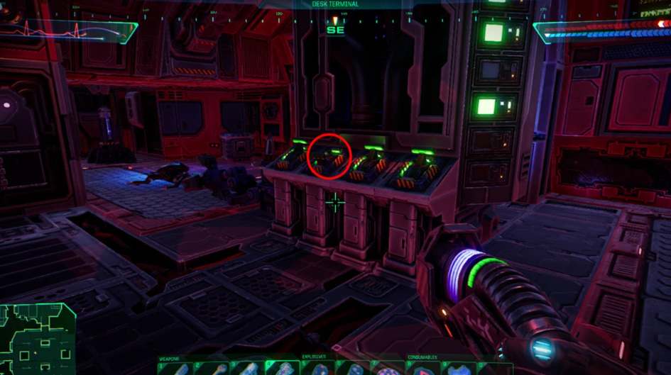 System Shock - Safety Override Location