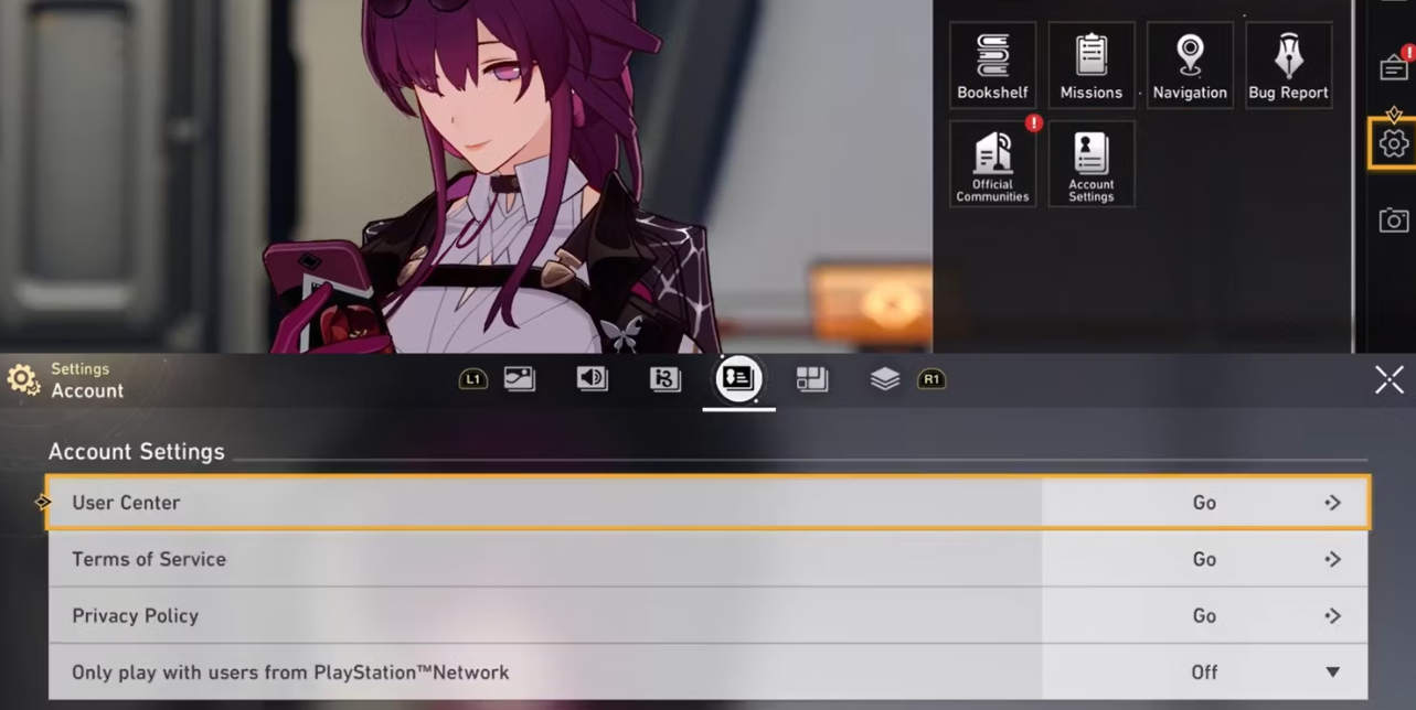 How to Link or Unlink Honkai: Star Rail Account From PS5