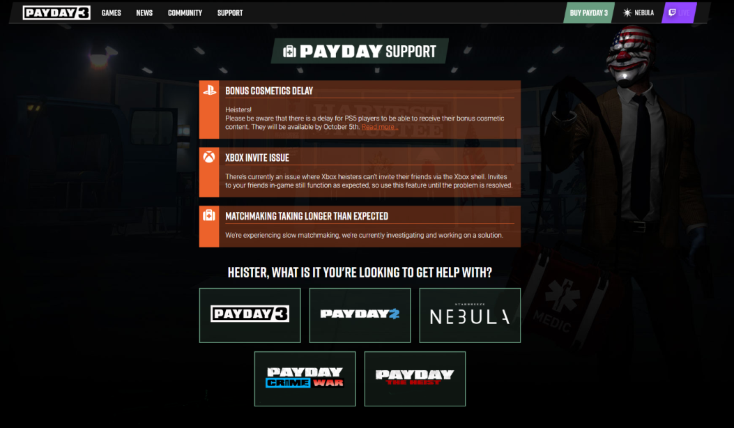 Payday 3 - How to Fix Matchmaking Error
