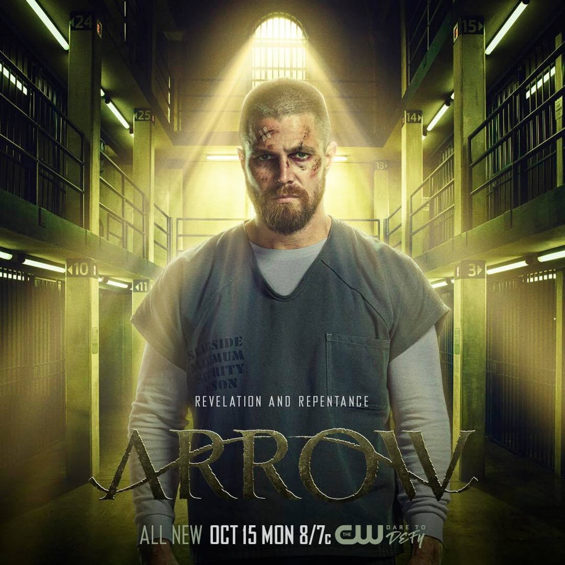 Arrow Season 7 New Poster Shows Oliver Queen’s Prison Sentence