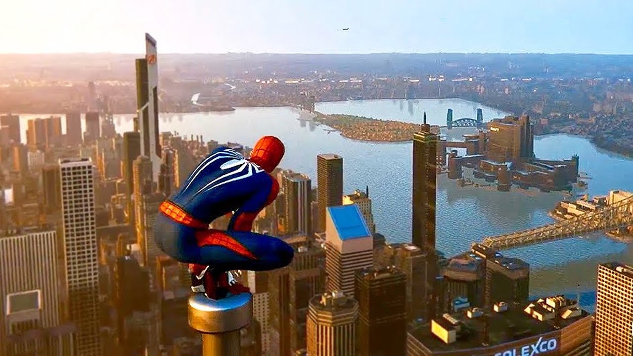 Spiderman PS4 Climbing Mechanics will be Similar to Assassin Creed Leap of Faith