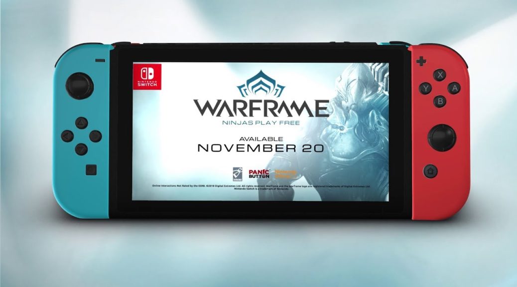 Warframe is coming to Nintendo Switch