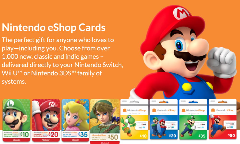 Nintendo eShop Cards: The Best Gift Of Them All