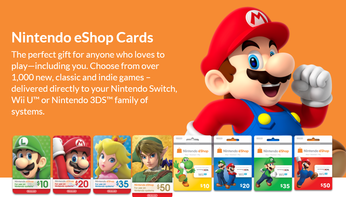 Nintendo eshop card что это