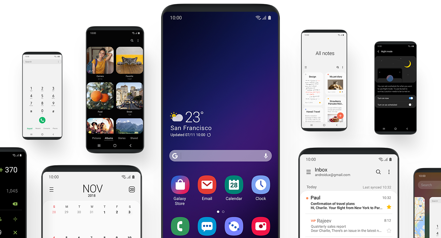 Samsung One UI Android 9 Pie