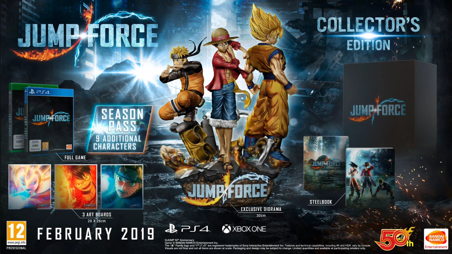 Jump Force all characters trailer