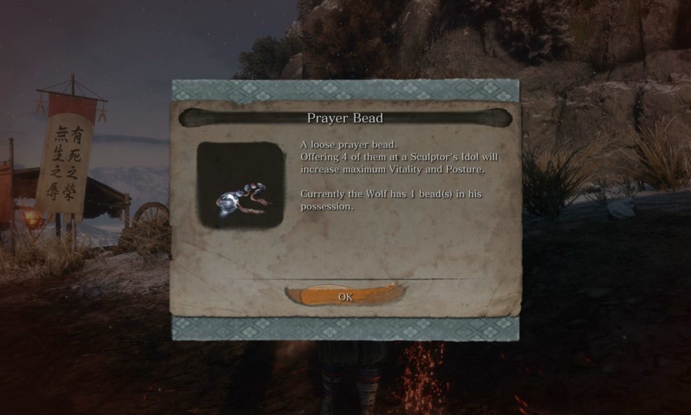 Sekiro Shadow Die Twice, All Prayer Bead Locations