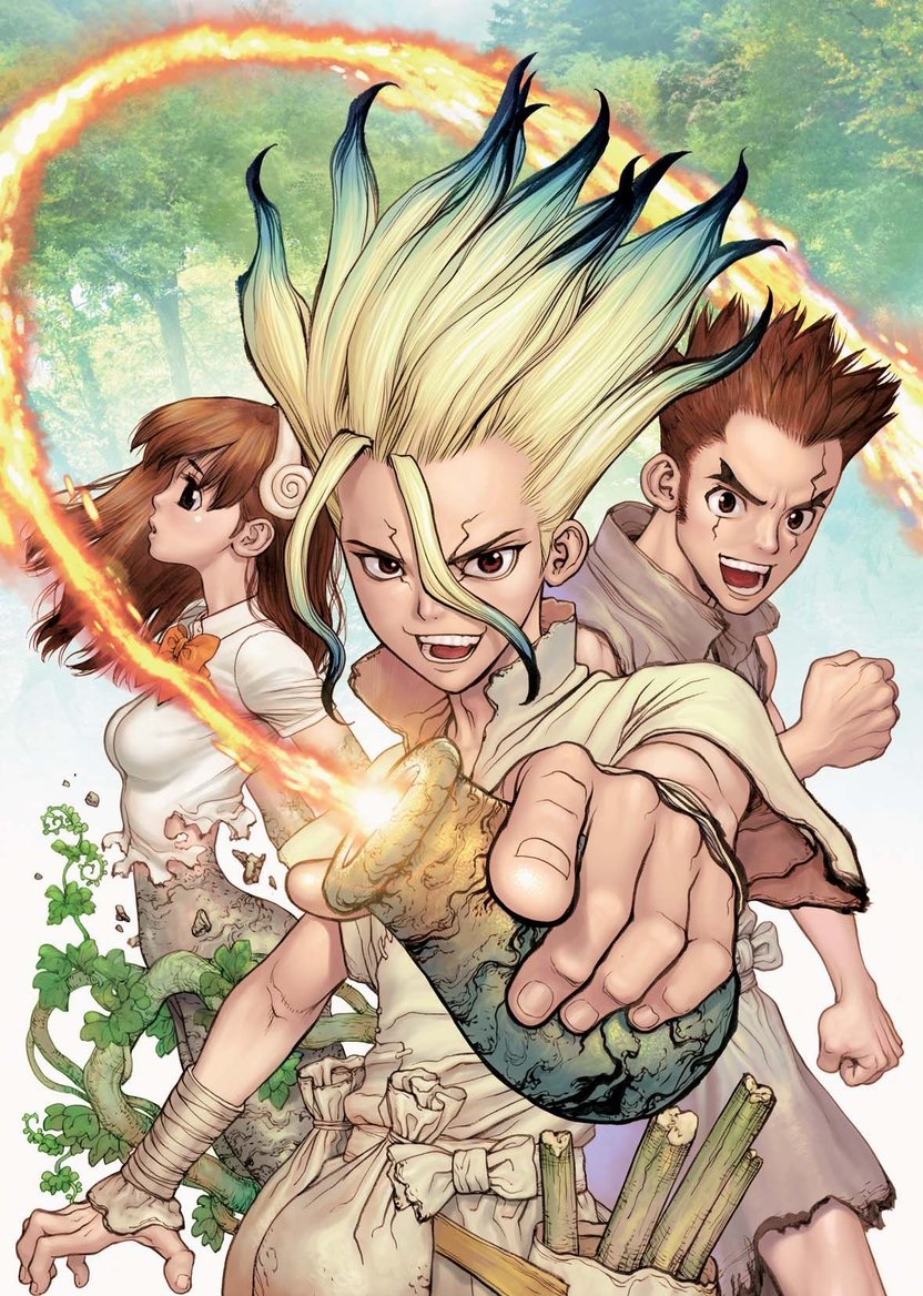 Dr. Stone Episode 2 Anime is Titled 'King of the Stone World' Preview