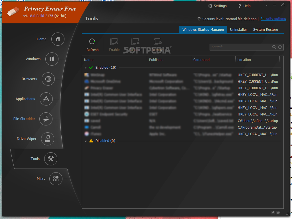 Privacy Eraser Free 4.51.2 Build 3003