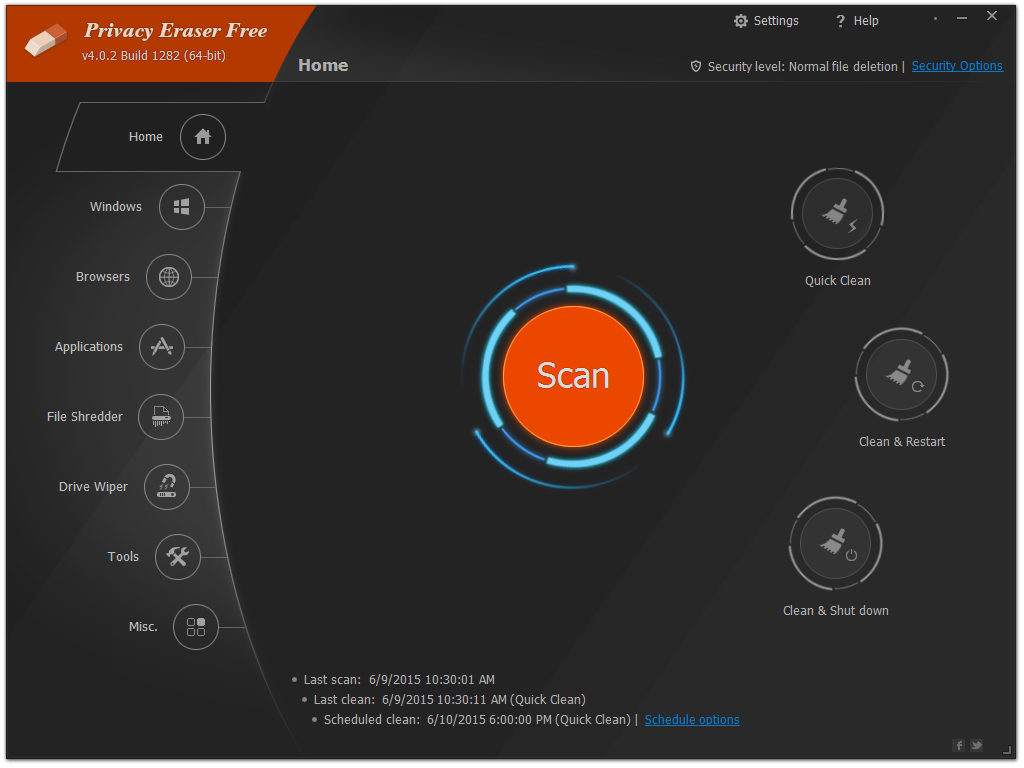 Privacy Eraser Free 4.51.6 Build 3012