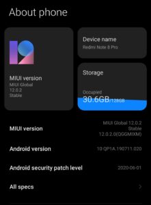 MIUI 12 Update for Redme Phones