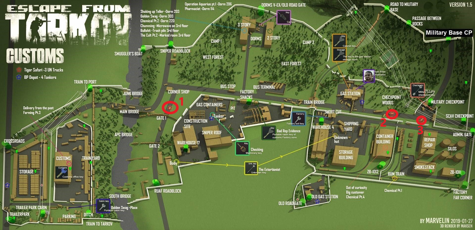 escape from tarkov reserve map extraction points 2021