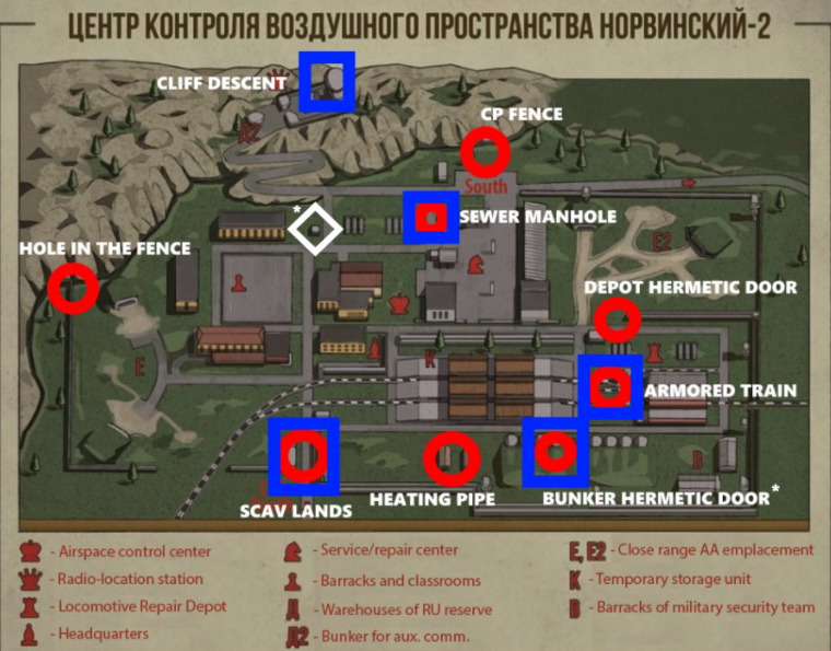 reserve escape from tarkov map