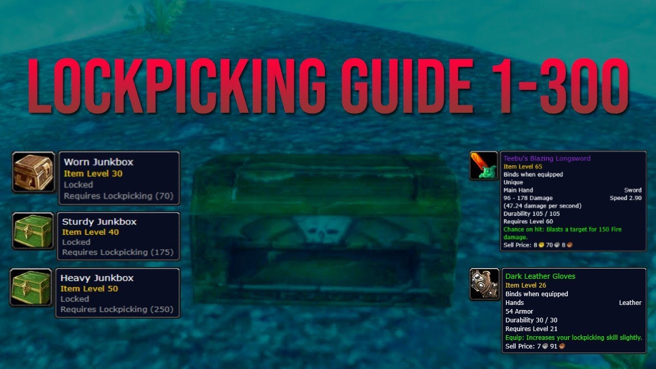 lockpicking guide classic