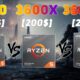 AMD Ryzen 5 3600 vs 3600X vs 3600XT