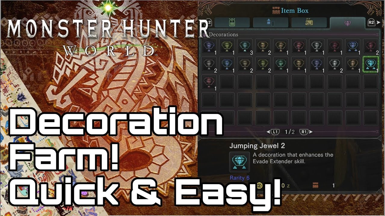 MHW Decoration Farming