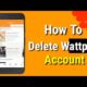 Delete Wattpad Account