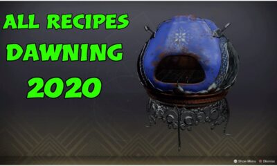 Destiny Dawning 2020 Recipes