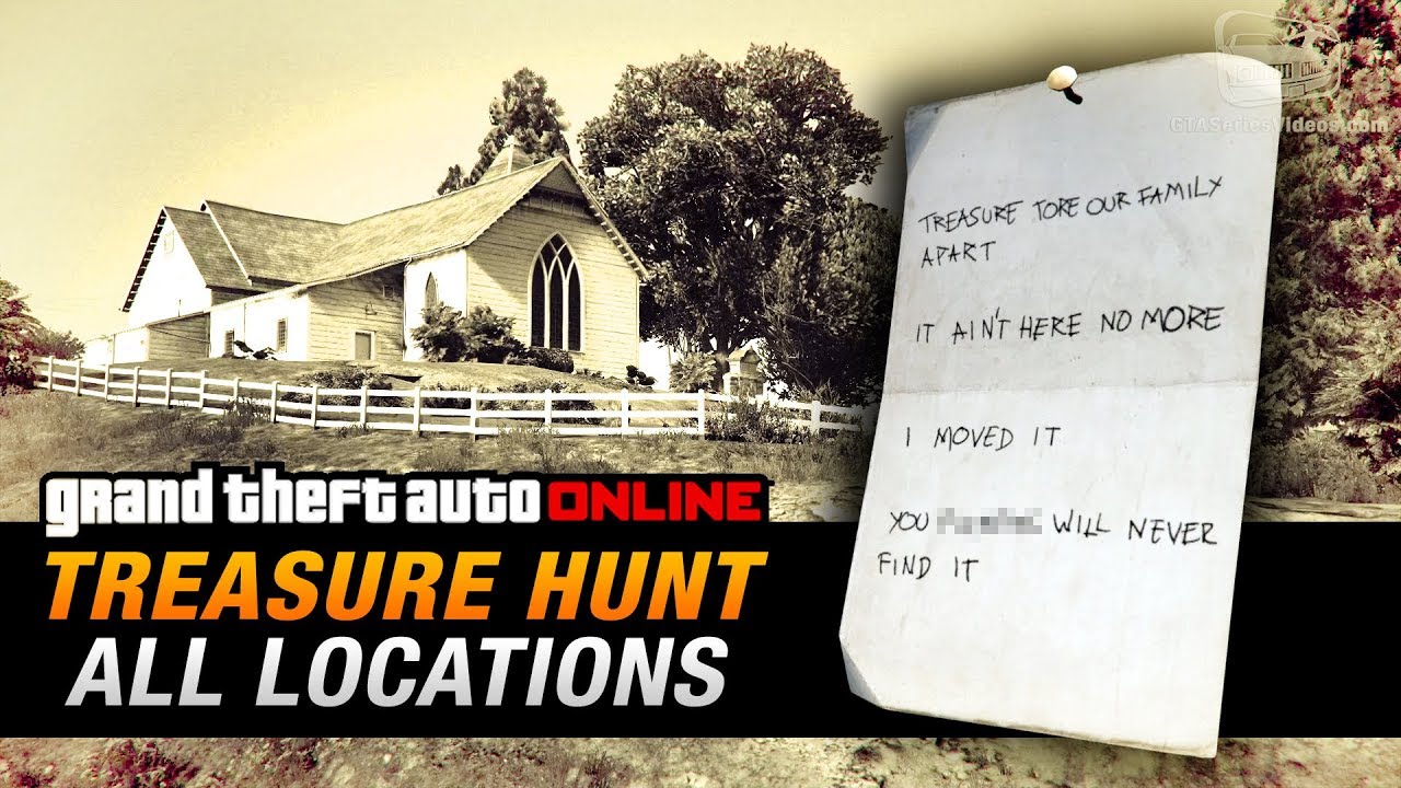 GTA 5 Treasure Hunt Locations