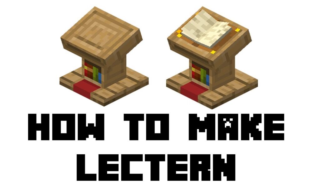 Minecraft Lectern Recipe How to Make a Lectern in Minecraft?
