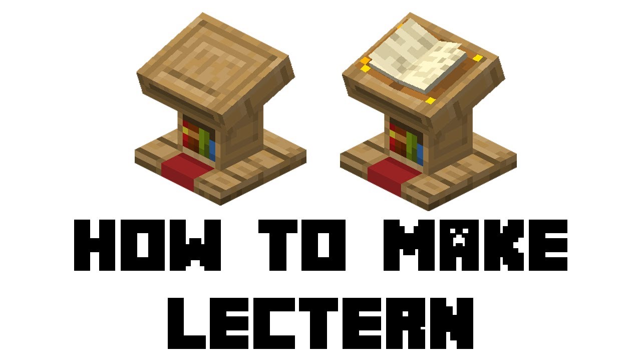 Make a Lectern in Minecraft