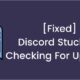 Discord Stuck on Checking for Updates