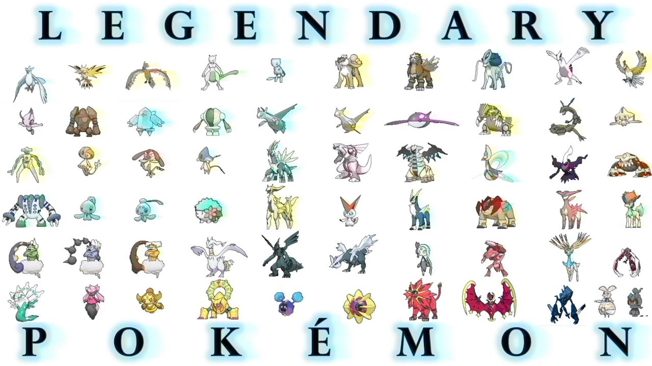 Shiny Legendary Pokemon