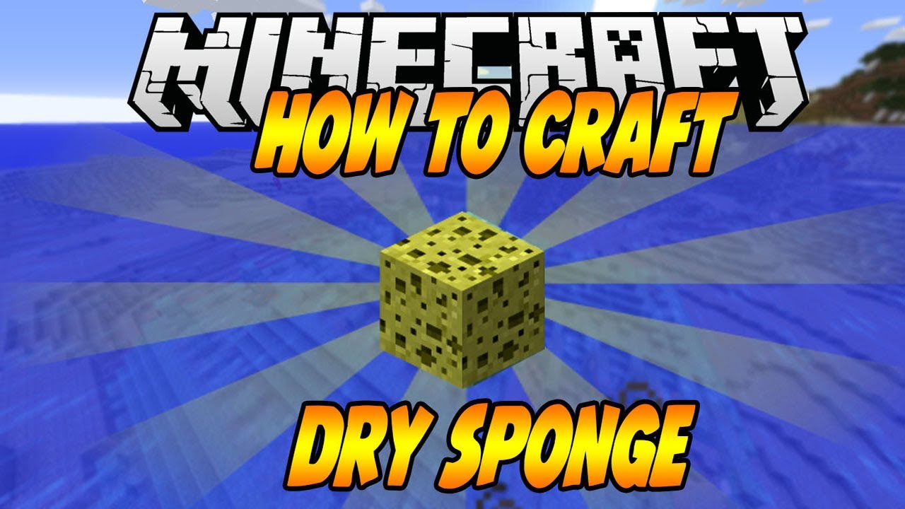 Sponges in Minecraft