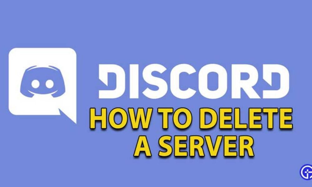 How To Delete A Discord Server