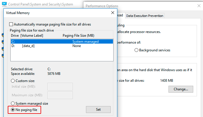 Disk Usage On Windows 10