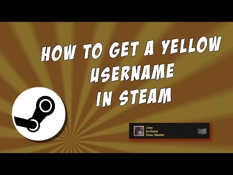 Steam Yellow Name