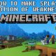 Splash Potion of Weakness in Minecraft