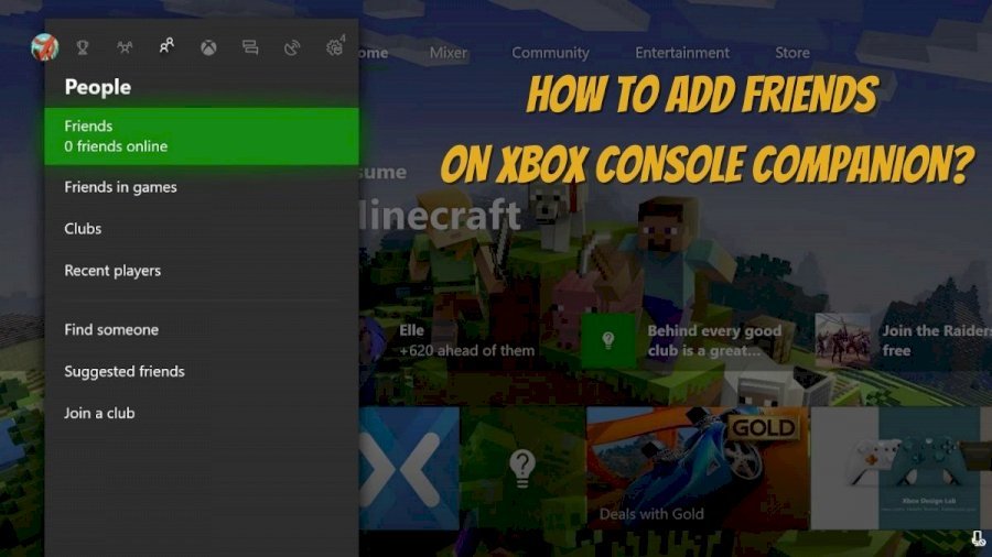 Add Friends on Xbox Console Companion