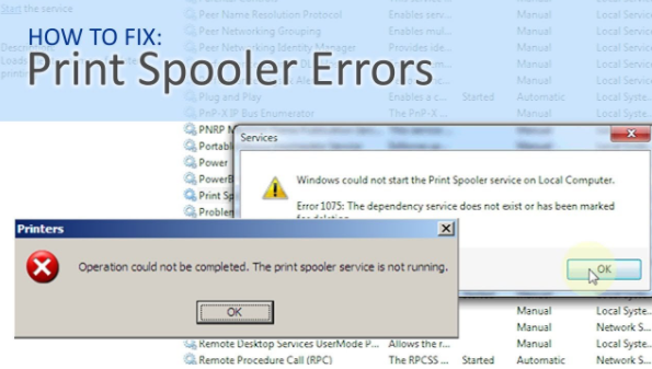 How To Restart Print Spooler Service On Windows 10 0402